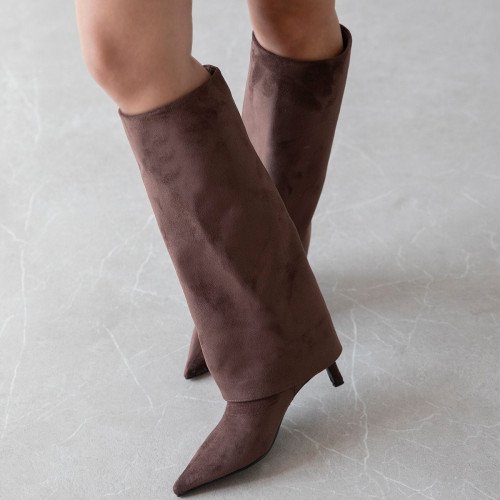 Mizu Brown Suede