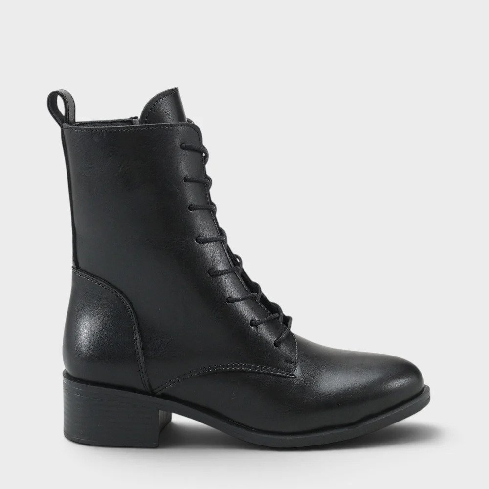 Arden Black Leather