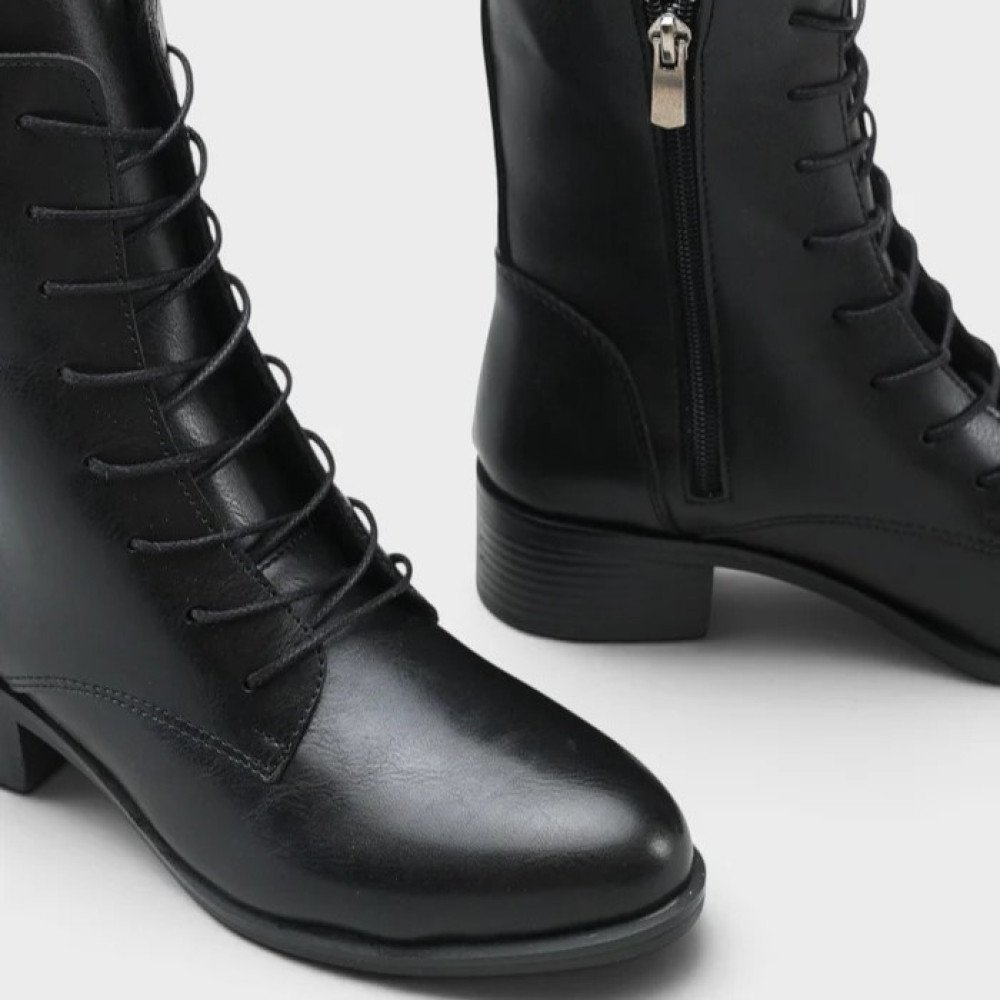 Arden Black Leather