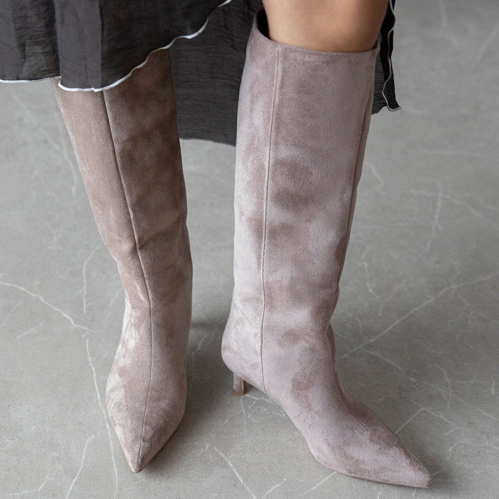 Belinda Beige Suede