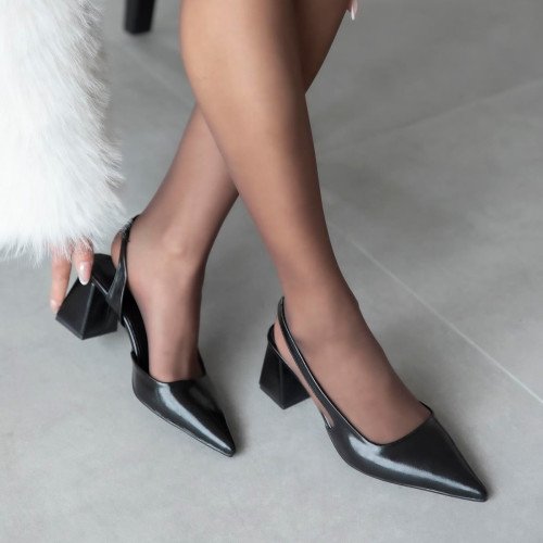 Luan Black Leather