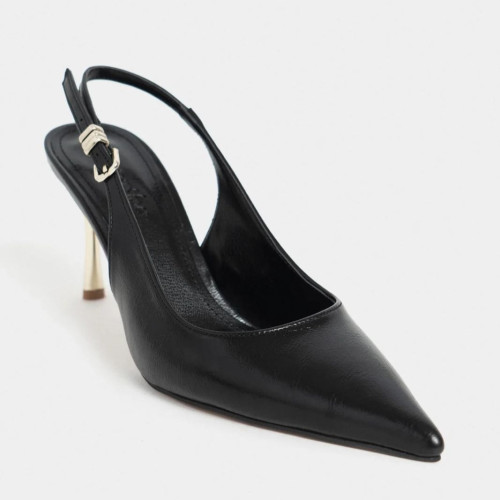 Viora Black Leather