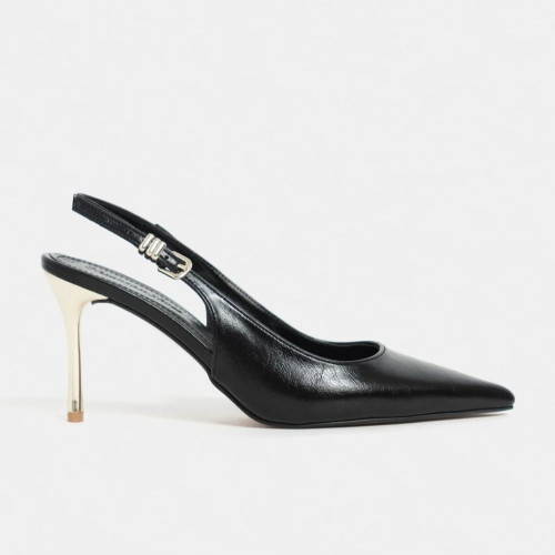 Viora Black Leather