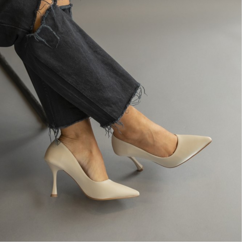 Stiletto Beige Stiletto Beige